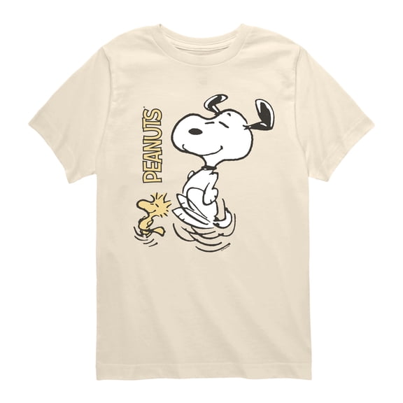 Peanuts - Snoopy Dance - Youth Boys Short Sleeve Graphic T-Shirt
