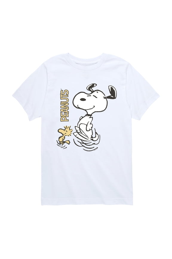 - Snoopy Dance - Youth Boys Short Sleeve Graphic T-Shirt