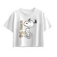thumbnail image 1 of Peanuts - Snoopy Dance - Youth Girls Boxy T-Shirt, 1 of 5