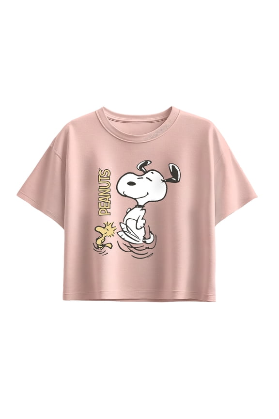 - Snoopy Dance - Youth Girls Boxy T-Shirt