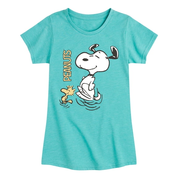 Peanuts - Snoopy Dance - Youth Girls Fitted Short Sleeve T-Shirt