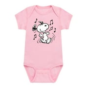 Peanuts - Snoopy Dancing Happily - Infant One Piece