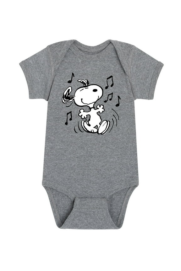 - Snoopy Dancing Happily - Infant Baby One Piece