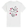thumbnail image 1 of Peanuts - Snoopy Dancing Hearts - Men's Short Sleeve Graphic T-Shirt, 1 of 5