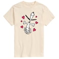 thumbnail image 1 of Peanuts - Snoopy Dancing Hearts - Men's Short Sleeve Graphic T-Shirt, 1 of 5