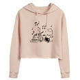 thumbnail image 1 of Peanuts - Snoopy Dancing - Juniors Cropped Pullover Hoodie, 1 of 5
