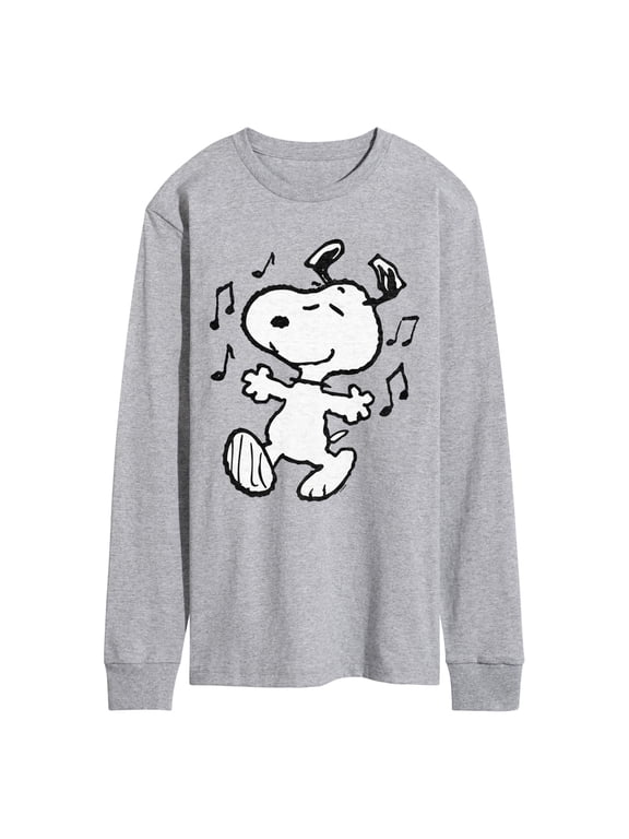 - Snoopy Dancing Men's Long Sleeve Graphic T-Shirt