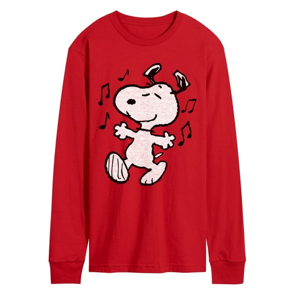 Peanuts - Snoopy Dancing - Men's Long Sleeve Graphic T-Shirt