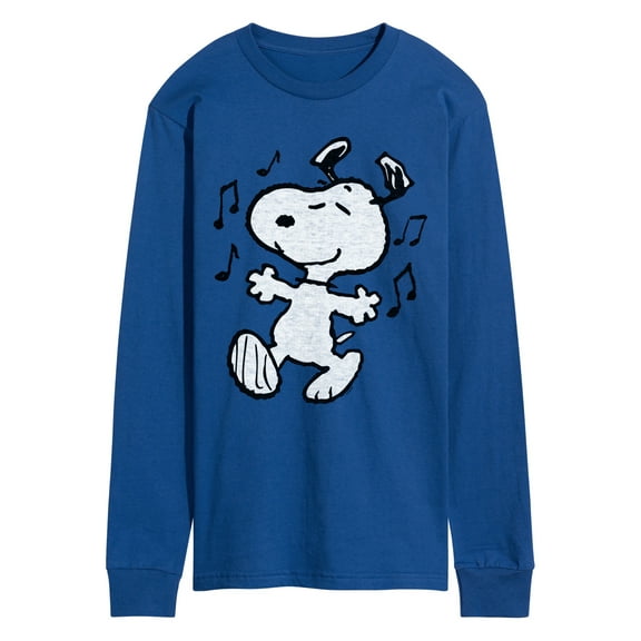 Peanuts - Snoopy Dancing - Men's Long Sleeve Graphic T-Shirt