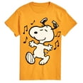 thumbnail image 1 of Peanuts - Snoopy Dancing - Men's Short Sleeve Graphic T-Shirt, 1 of 4