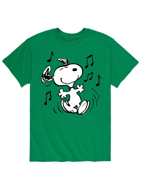 - Snoopy Dancing Men's Short Sleeve Graphic T-Shirt