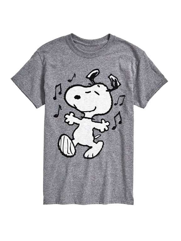 - Snoopy Dancing Men's Short Sleeve Graphic T-Shirt