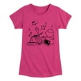 thumbnail image 1 of Peanuts - Snoopy Dancing - Toddler & Youth Girls Short Sleeve Graphic T-Shirt, 1 of 6