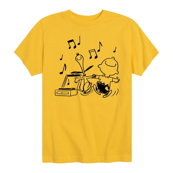 Peanuts - Snoopy Dancing - Toddler & Youth Short Sleeve Graphic T-Shirt