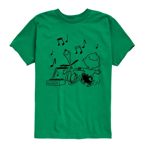 Peanuts - Snoopy Dancing - Toddler & Youth Short Sleeve Graphic T-Shirt