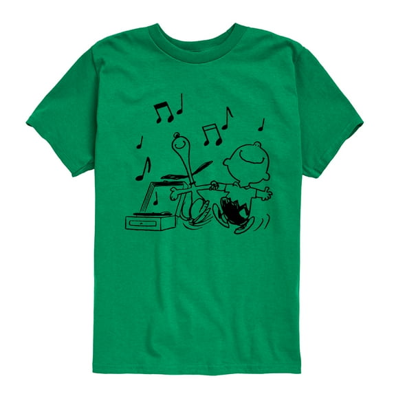 Peanuts - Snoopy Dancing - Toddler & Youth Short Sleeve Graphic T-Shirt