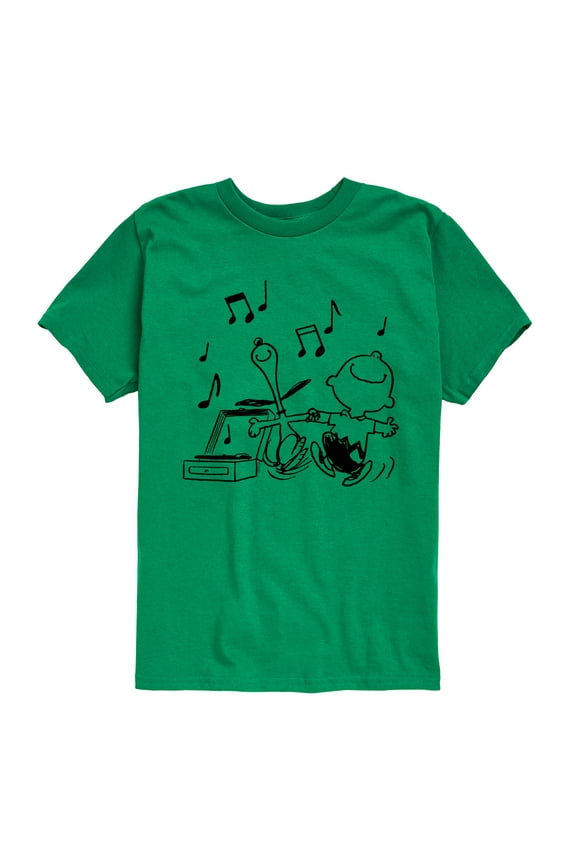 - Snoopy Dancing - Toddler & Youth Short Sleeve Graphic T-Shirt
