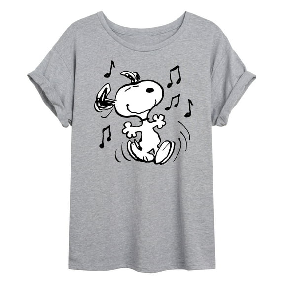 Peanuts - Snoopy Dancing - Women's Oversized T-Shirt