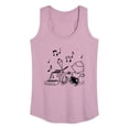 thumbnail image 1 of Peanuts - Snoopy Dancing - Women's Racerback Tank Top, 1 of 6