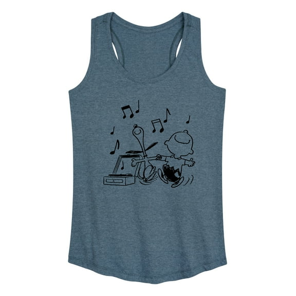 Peanuts - Snoopy Dancing - Women's Racerback Tank Top