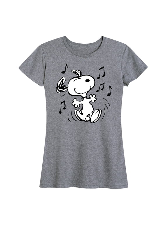 - Snoopy Dancing Women's Short Sleeve Graphic T-Shirt