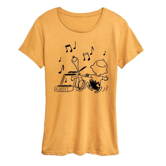Peanuts - Snoopy Dancing - Women's Short Sleeve Graphic T-Shirt