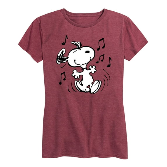 Peanuts - Snoopy Dancing - Women's Short Sleeve Graphic T-Shirt