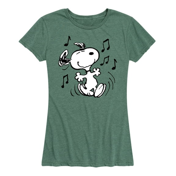 Peanuts - Snoopy Dancing - Women's Short Sleeve Graphic T-Shirt