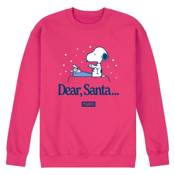 Peanuts - Snoopy Dear Santa - Men's Crew Fleece Sweatshirt