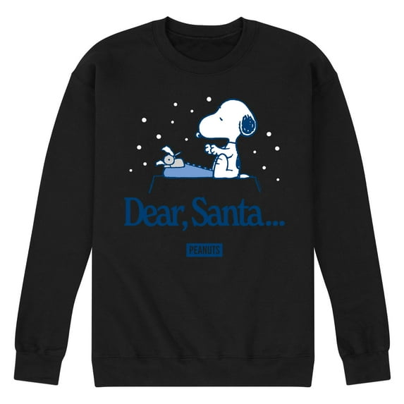 Peanuts - Snoopy Dear Santa - Men's Crew Fleece Sweatshirt