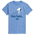 thumbnail image 1 of Peanuts - Snoopy Dear Santa - Men's Short Sleeve Graphic T-Shirt, 1 of 5