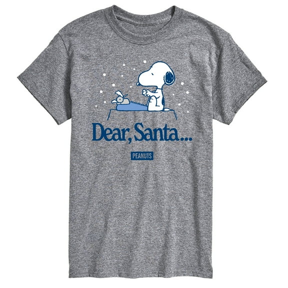 Peanuts - Snoopy Dear Santa - Men's Short Sleeve Graphic T-Shirt