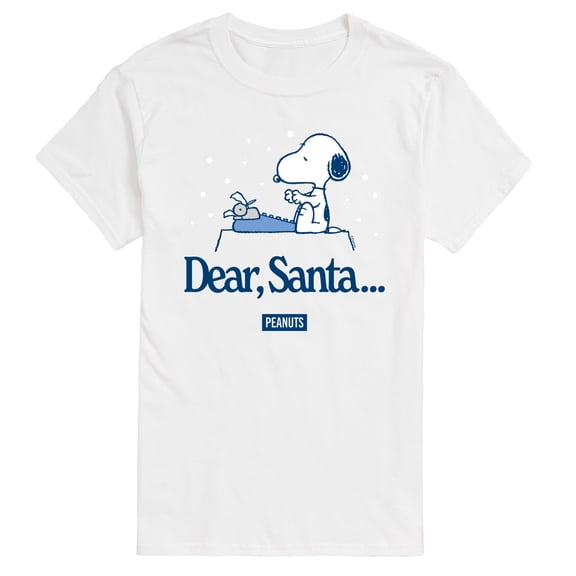 Peanuts - Snoopy Dear Santa - Men's Short Sleeve Graphic T-Shirt