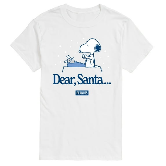 Peanuts - Snoopy Dear Santa - Men's Short Sleeve Graphic T-Shirt