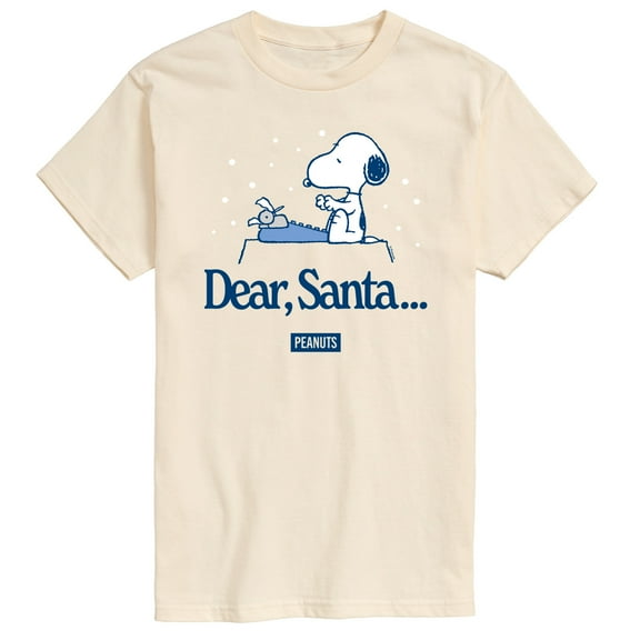 Peanuts - Snoopy Dear Santa - Men's Short Sleeve Graphic T-Shirt