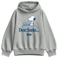 thumbnail image 1 of Peanuts - Snoopy Dear Santa - Women's Oversized Fleece Hoodie Sweatshirt, 1 of 4