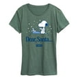 thumbnail image 1 of Peanuts - Snoopy Dear Santa - Women's Short Sleeve Graphic T-Shirt, 1 of 5