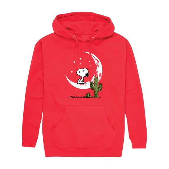Peanuts - Snoopy Desert On Moon - Men's Pullover Hoodie