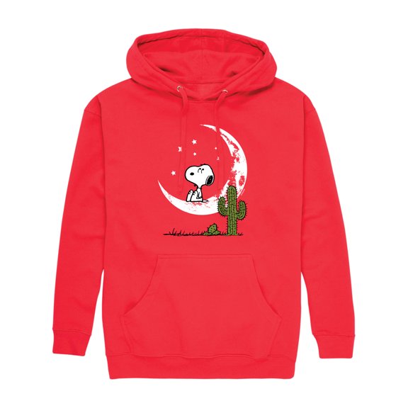 Peanuts - Snoopy Desert On Moon - Men's Pullover Hoodie