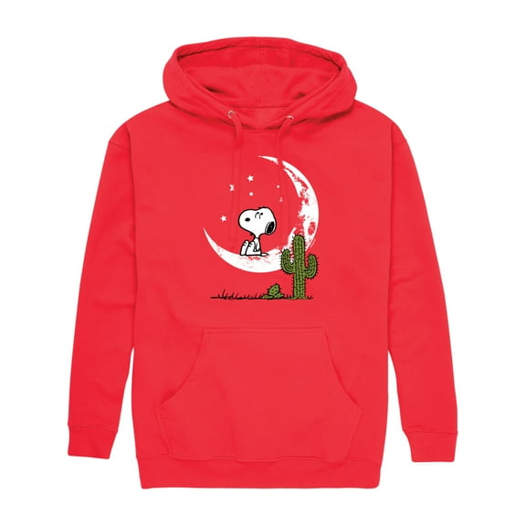 Peanuts - Snoopy Desert On Moon - Men's Pullover Hoodie
