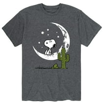 Peanuts - Snoopy Desert On Moon - Men's Short Sleeve Graphic T-Shirt