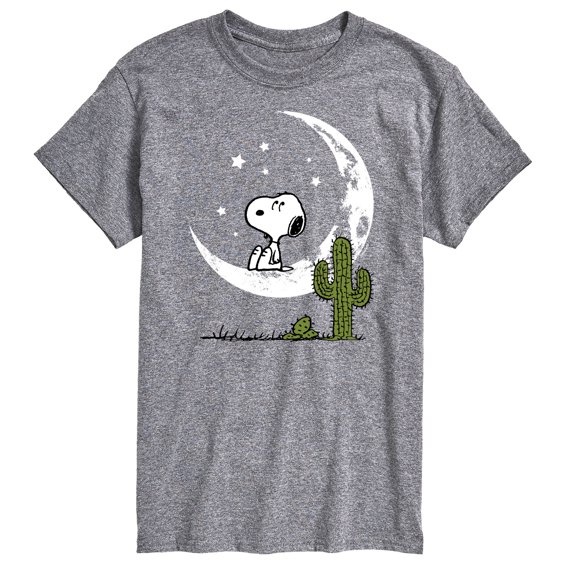 Peanuts - Snoopy Desert On Moon - Men's Short Sleeve Graphic T-Shirt