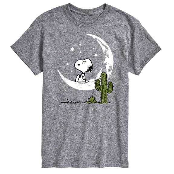 Peanuts - Snoopy Desert On Moon - Men's Short Sleeve Graphic T-Shirt