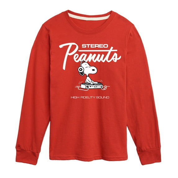 Peanuts - Snoopy Dj - Toddler & Youth Long Sleeve Graphic T-Shirt