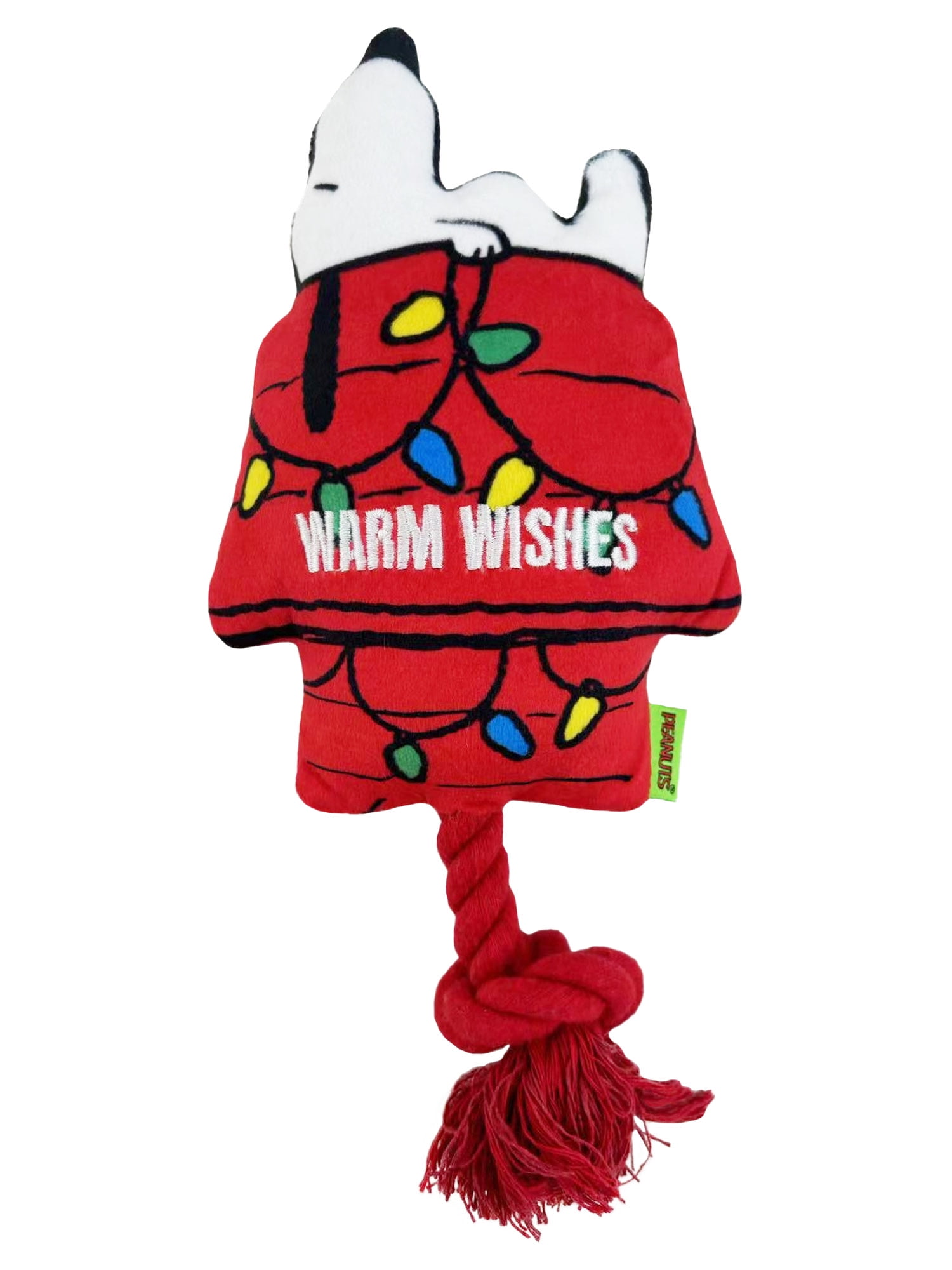 Peanuts Snoopy Dog House Squeaky Dog Toy, Red - Walmart.com