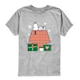 thumbnail image 1 of Peanuts - Snoopy Doghouse Christmas Patchwork Toddler Boys' Toddler Short Sleeve Graphic T-Shirt, 1 of 6