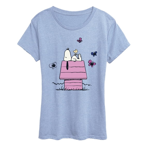 Peanuts - Snoopy Doghouse - Women's Short Sleeve Graphic T-Shirt