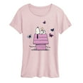 thumbnail image 1 of Peanuts - Snoopy Doghouse - Women's Short Sleeve Graphic T-Shirt, 1 of 4