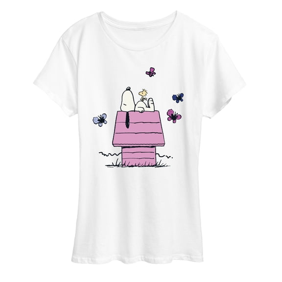 Peanuts - Snoopy Doghouse - Women's Short Sleeve Graphic T-Shirt