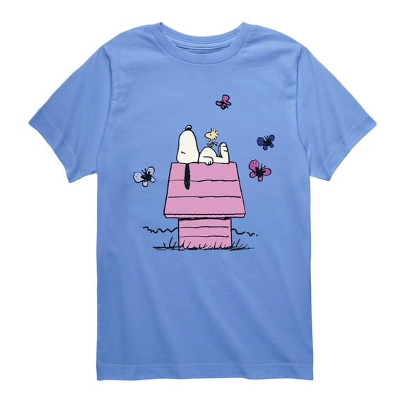 Peanuts - Snoopy Doghouse Boys' Short Sleeve Graphic T-Shirt